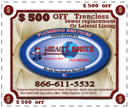 sewer replacement coupon